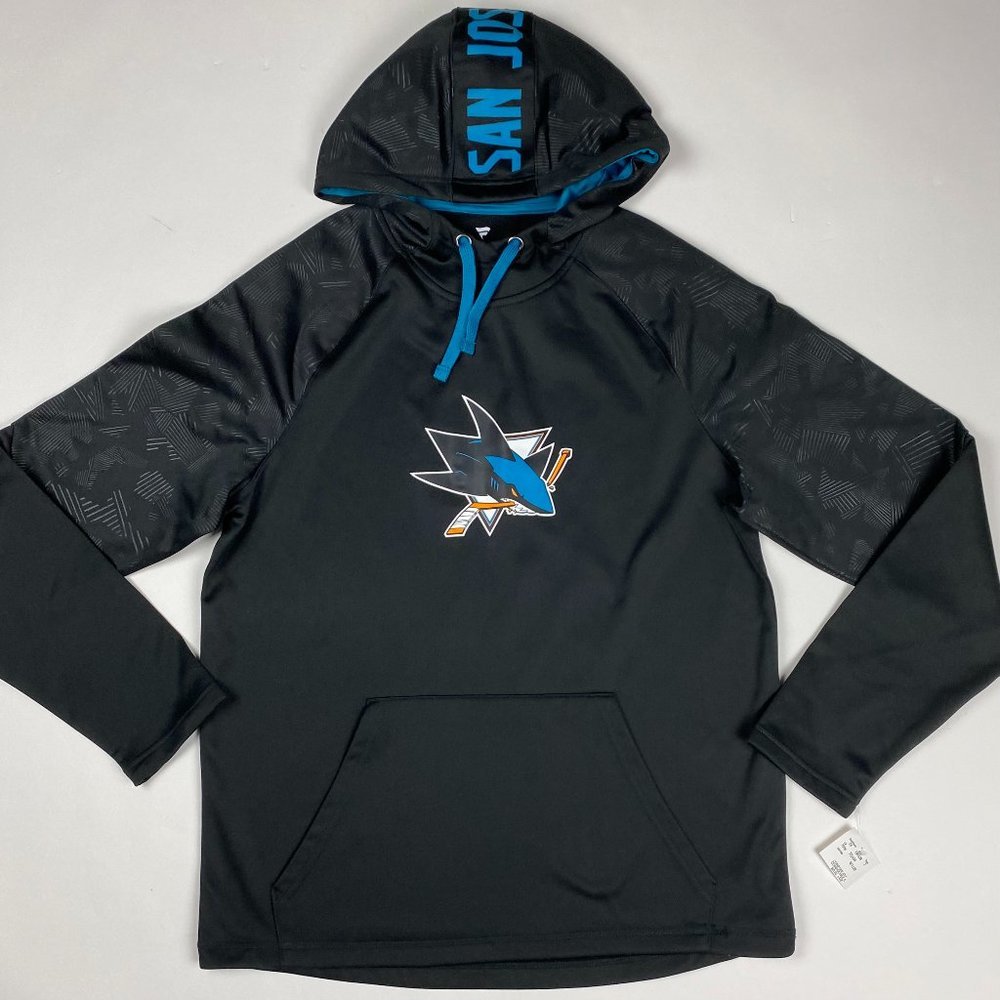 NEW San Jose Sharks Fanatics Hoodie Mens Large